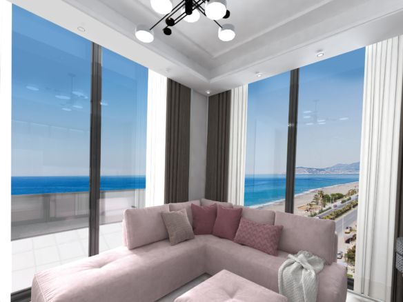 Modern Seaside Living at Twin Tower 4 in Mahmutlar, Alanya