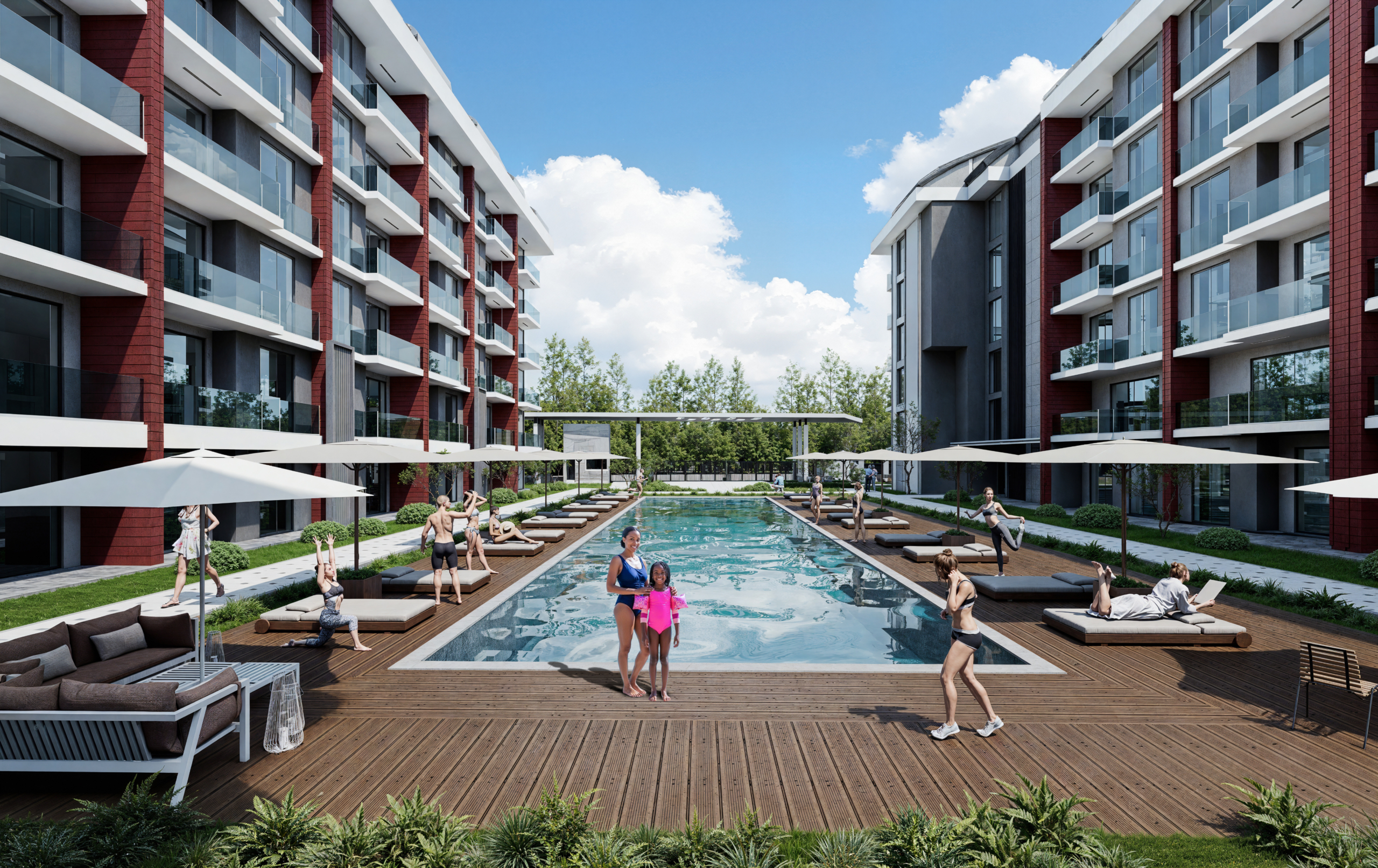 Port Life Residence Luxury Apartments in Konyaalti Antalya