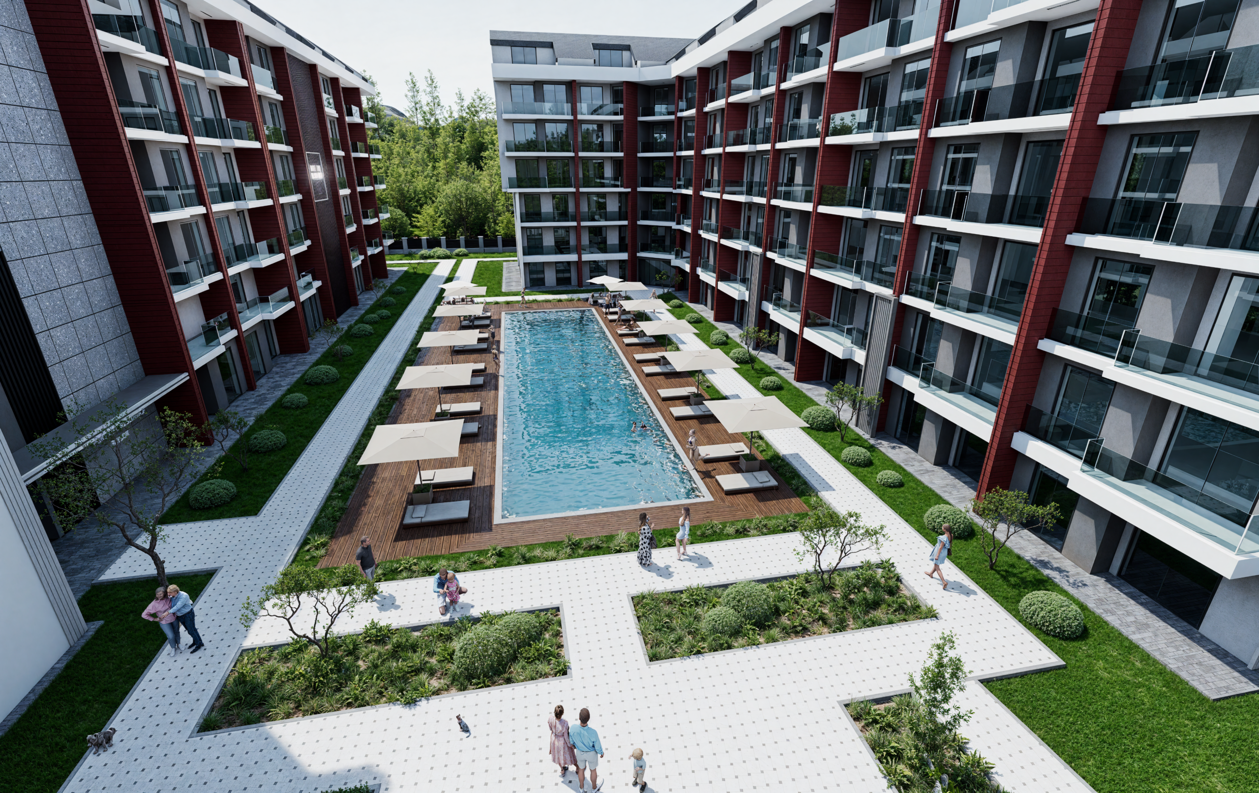 Port Life Residence Luxury Apartments in Konyaalti Antalya