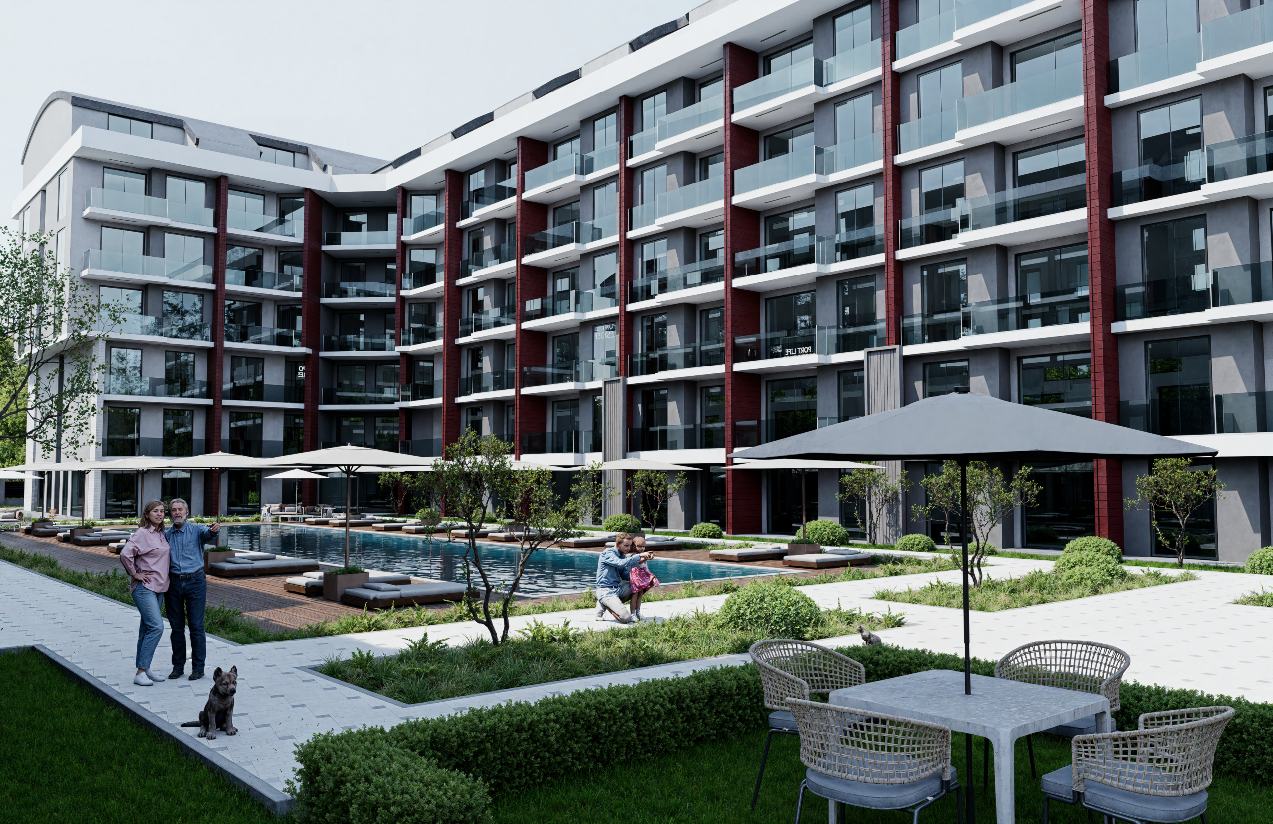 Port Life Residence Luxury Apartments in Konyaalti Antalya