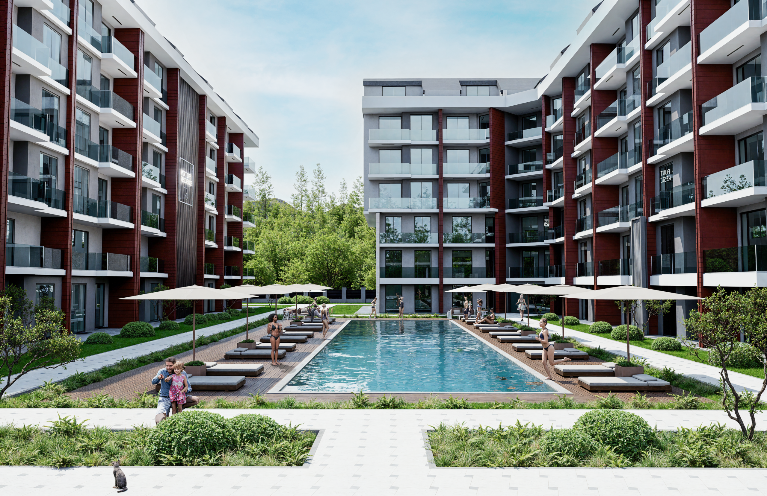 Port Life Residence Luxury Apartments in Konyaalti Antalya