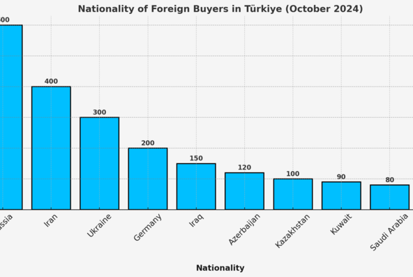 Türkiye Home Sales October 2024: A Record-Breaking Surge of 76% - Nationality Of Foreign Buyers In Turkiye October 2024